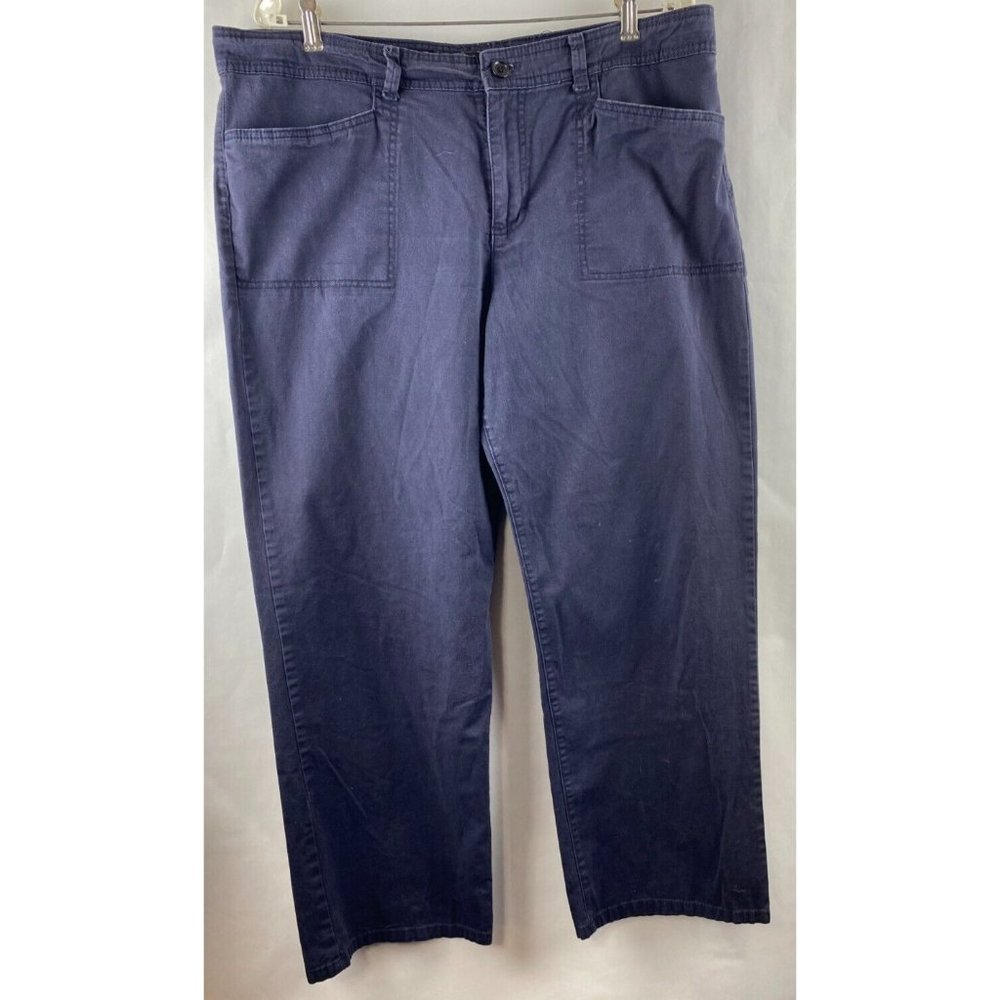 Gloria Vanderbilt Women’s Plus Sz 16 Short 4 Pocket Blue Pants